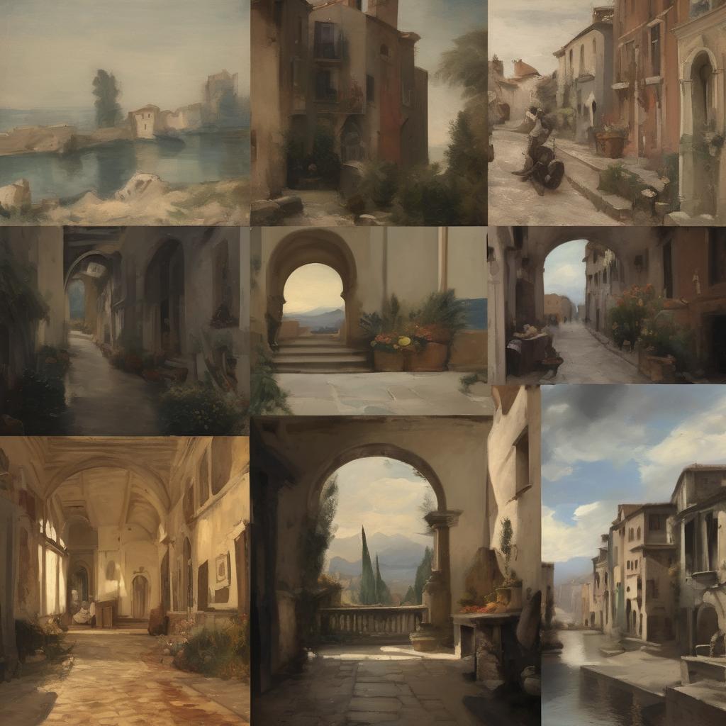 Ο μοναδικός ύφος και η τεχνική του ζωγράφου